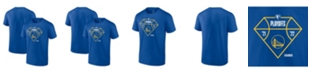 Fanatics Men's Royal Golden State Warriors 2022 NBA Playoffs Diamond Tip Off T-shirt